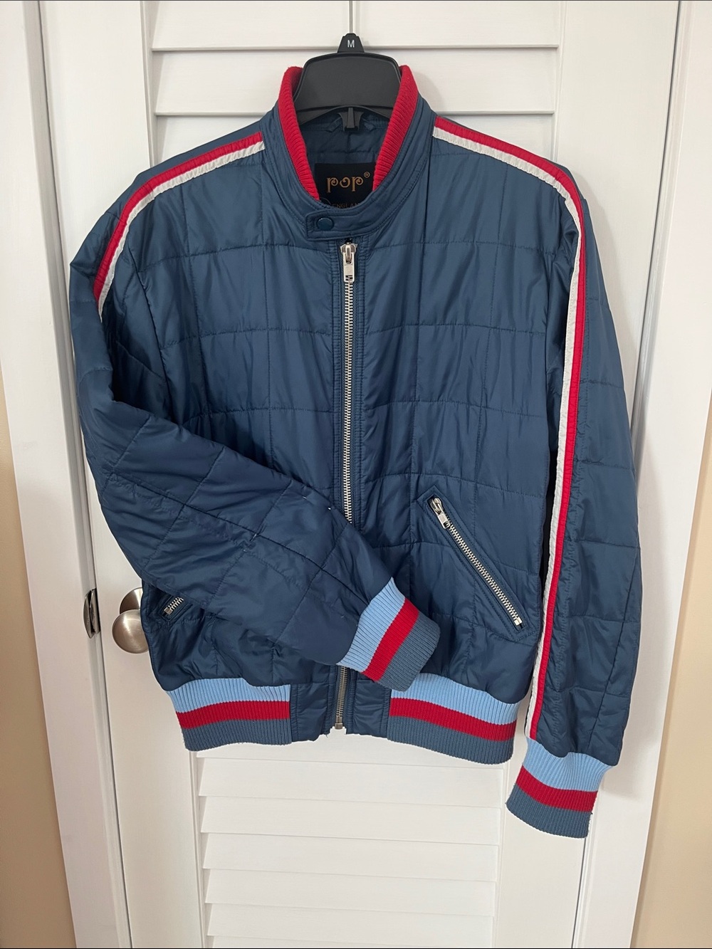 Vintage Sport Quilted Wind Breaker Jacket